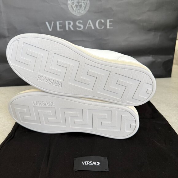 Versace Medusa White Leather Men\'s Sneaker Shoe, 1013377, UK‎ 40 main image 6